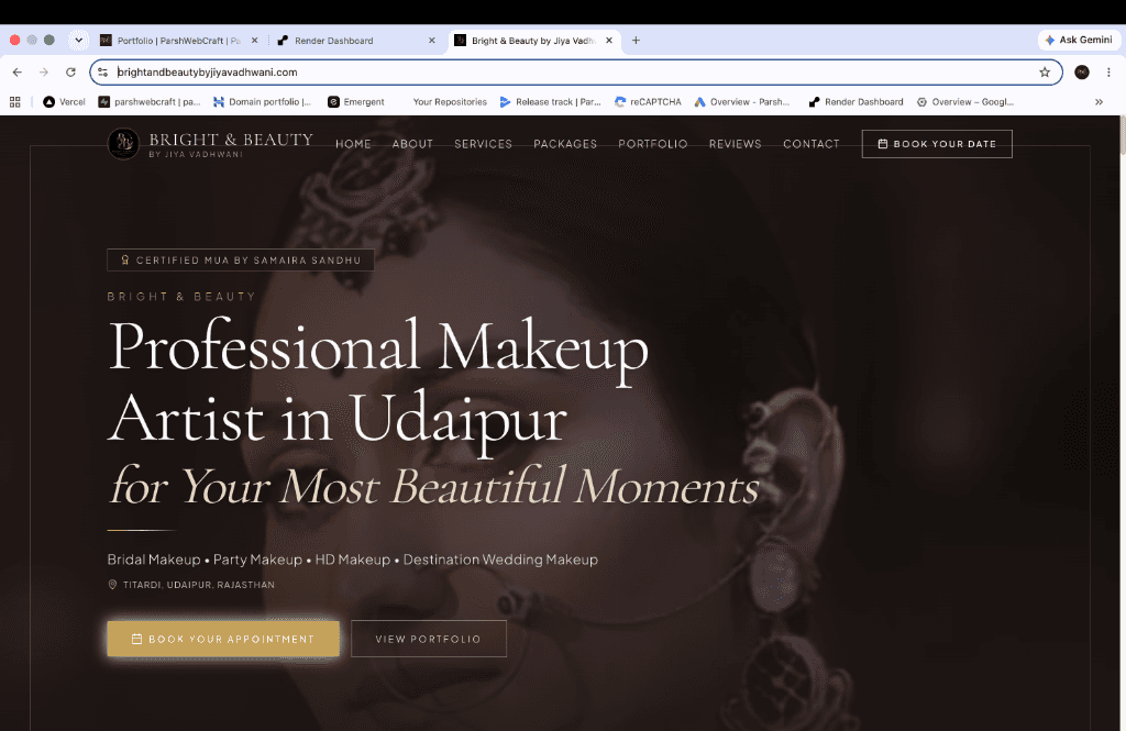 Bright & Beauty by Jiya Vadhwani — Professional MUA