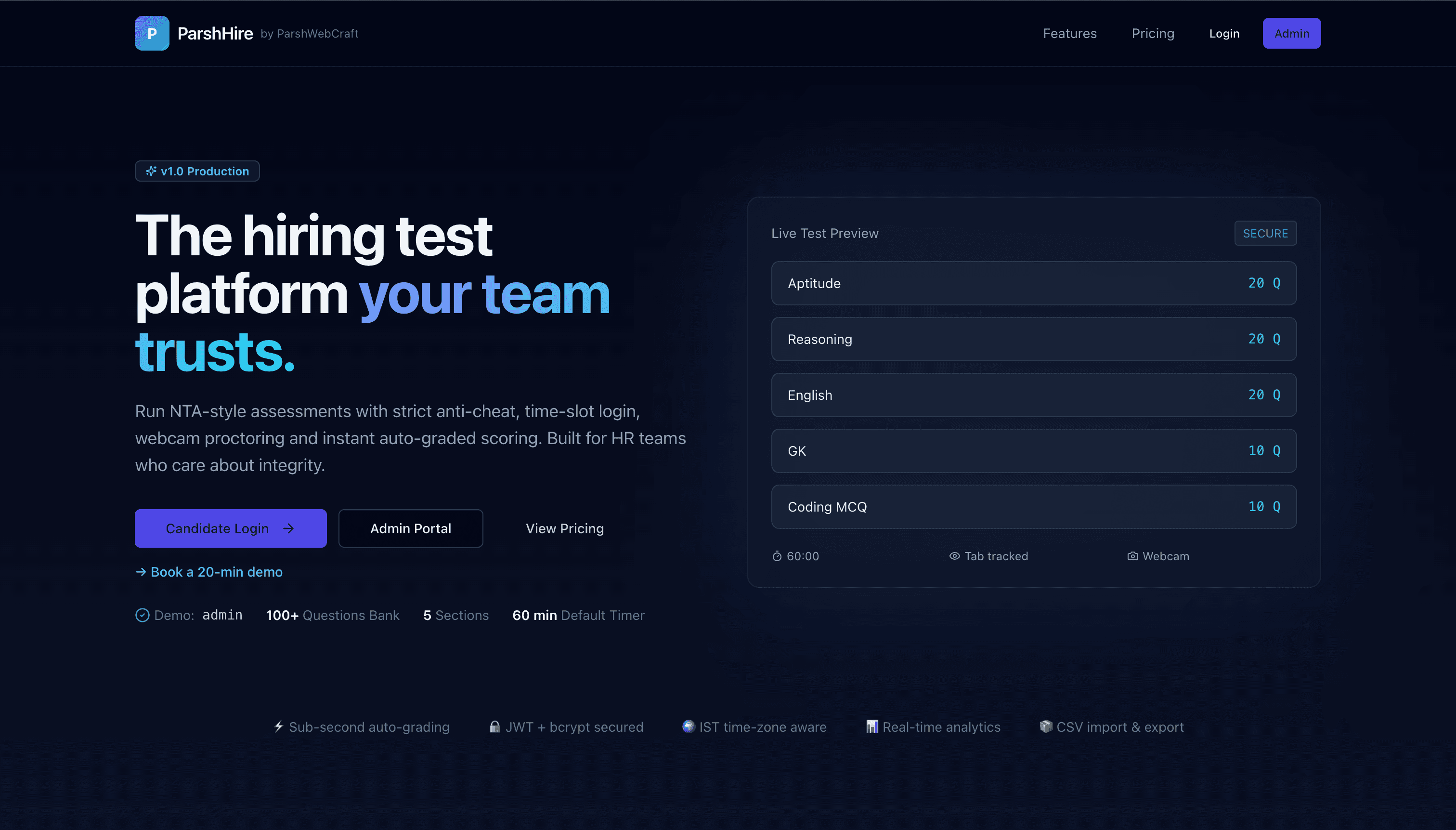 ParshHire — Recruitment & ATS Platform
