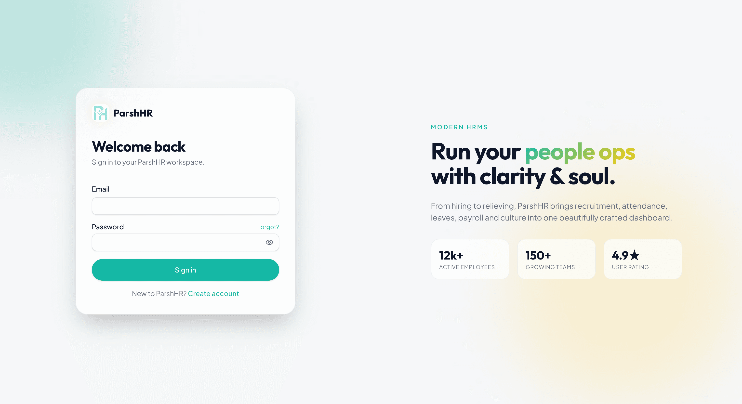 Parsh HR — HR & Employee Management System