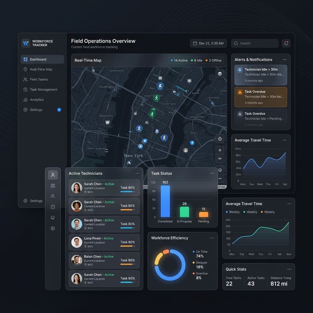 ParshvTrack — Field Workforce GPS Tracker